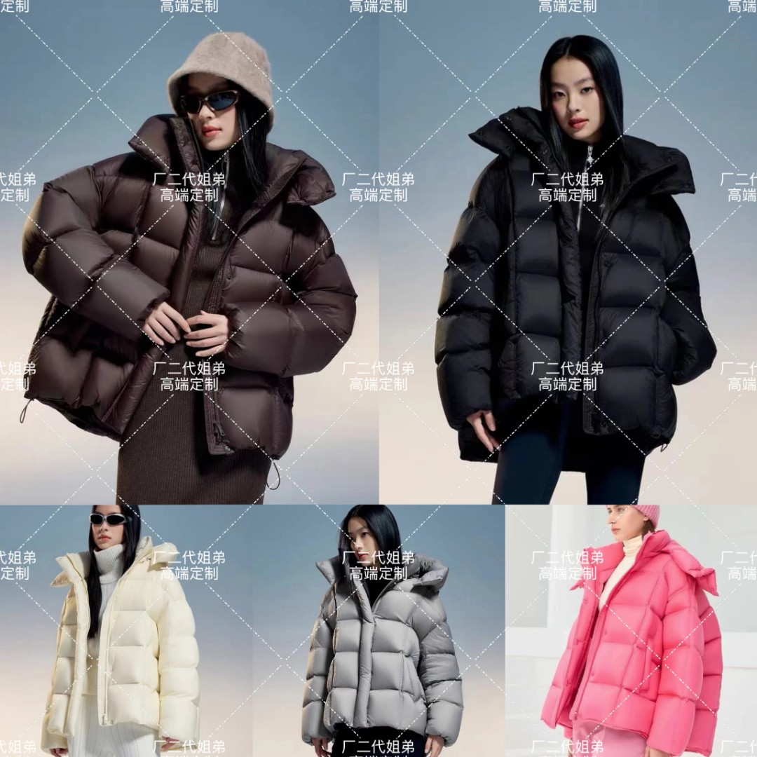 【90绒子白鹅绒】极寒系列品牌订单高端定制姐妹系列保暖鹅绒服