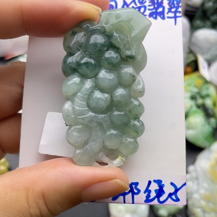 颈饰未镶嵌翡翠天然翡翠
