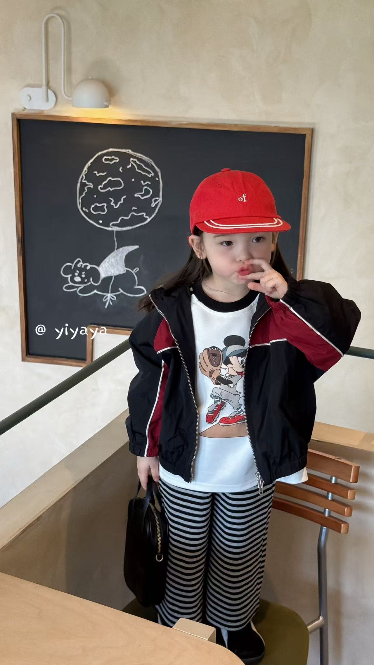 【YIYAYA】25秋～女童条纹裤81108  2
