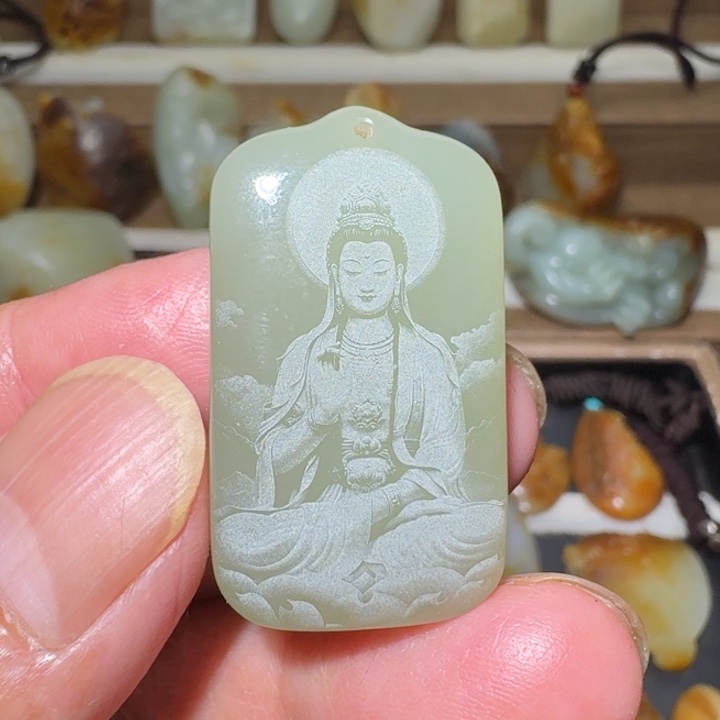 吊坠(不含链)未镶嵌和田玉