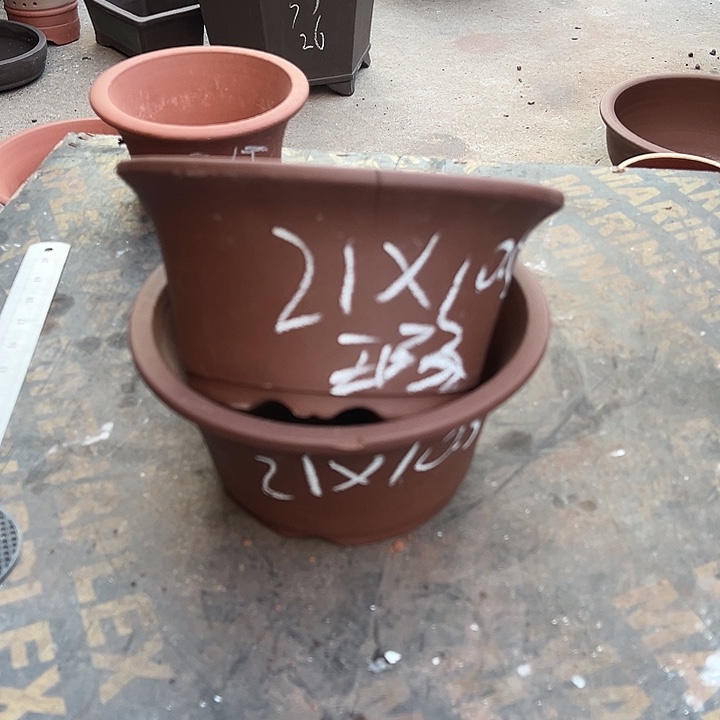 紫砂花盆透气花盆