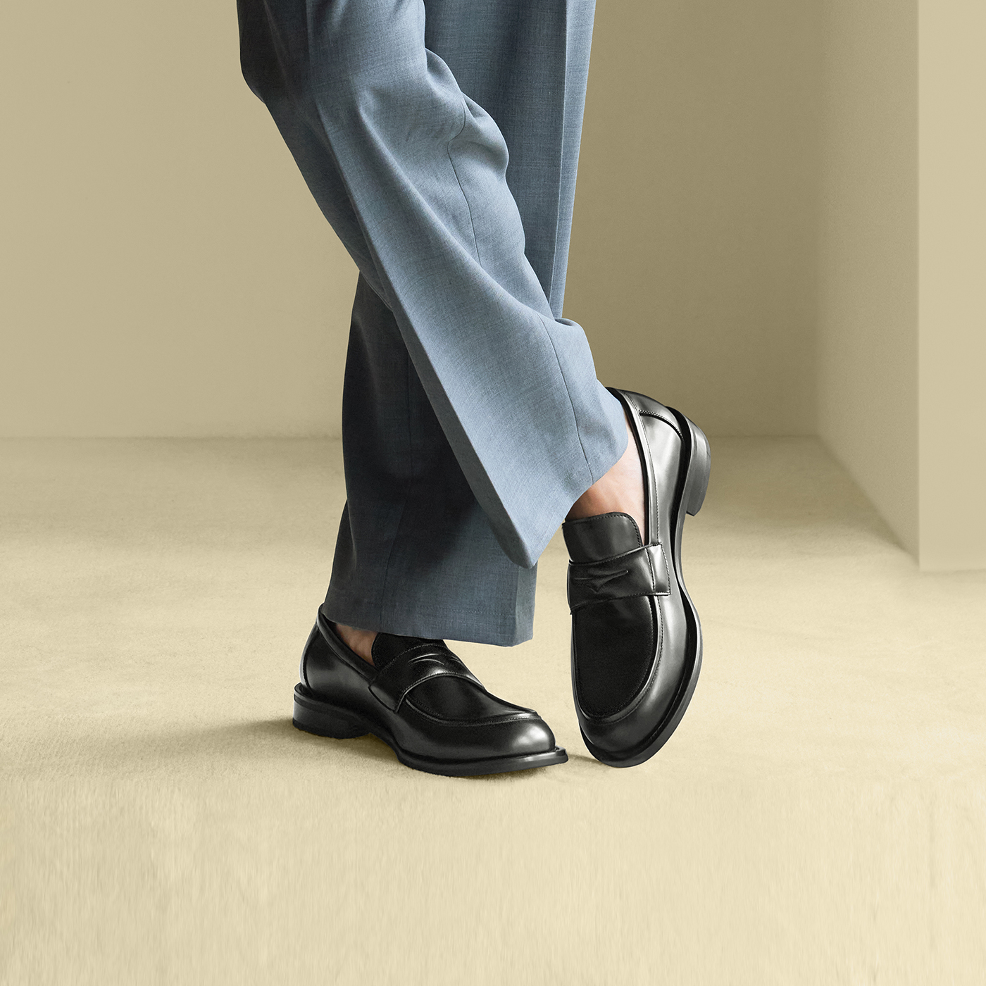 ThomWills便士乐福鞋男士一脚蹬真皮休闲皮鞋豆豆鞋英伦风夏季