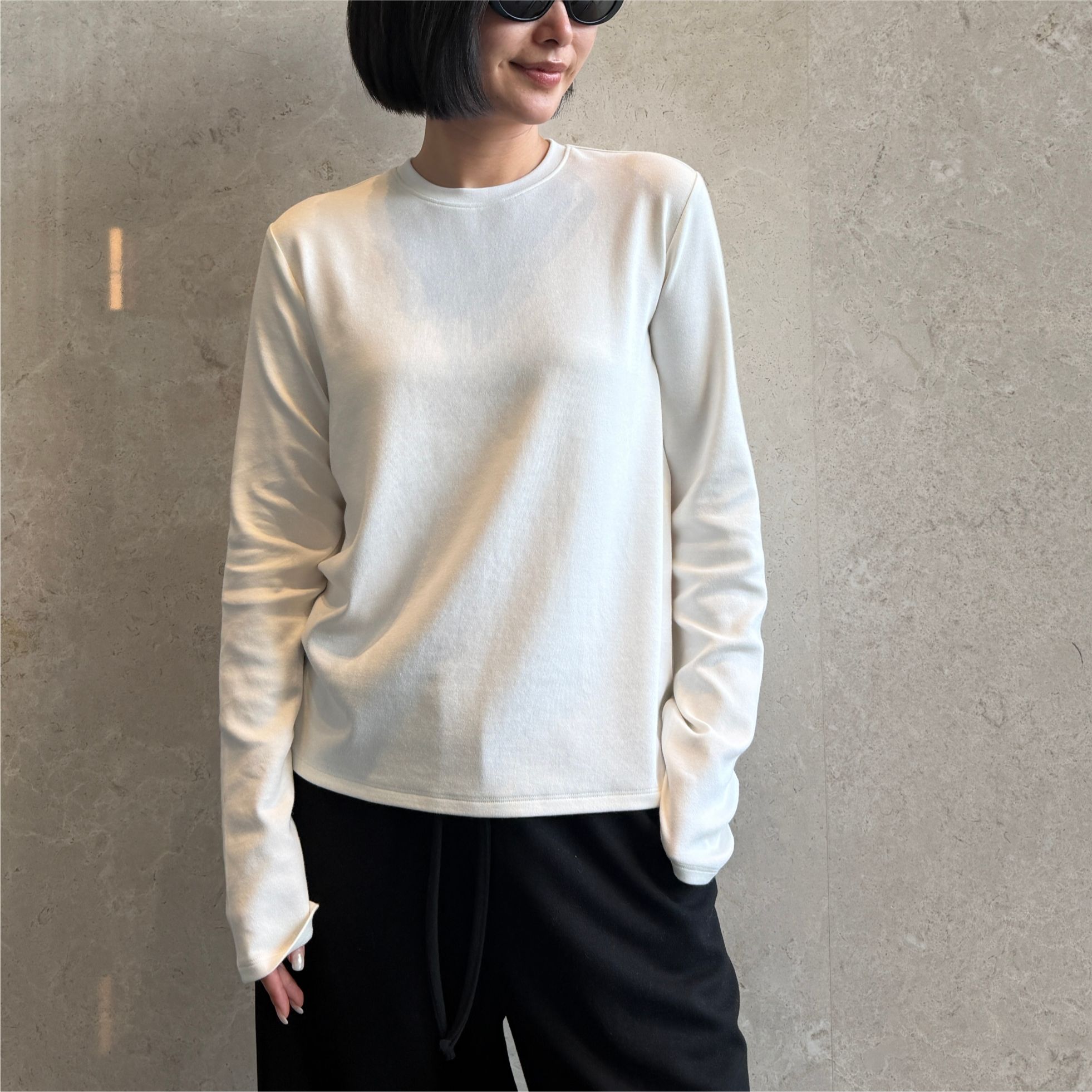 加绒2026新款羊毛莫代尔T长袖圆领T恤百秋冬搭时尚长袖打底衫