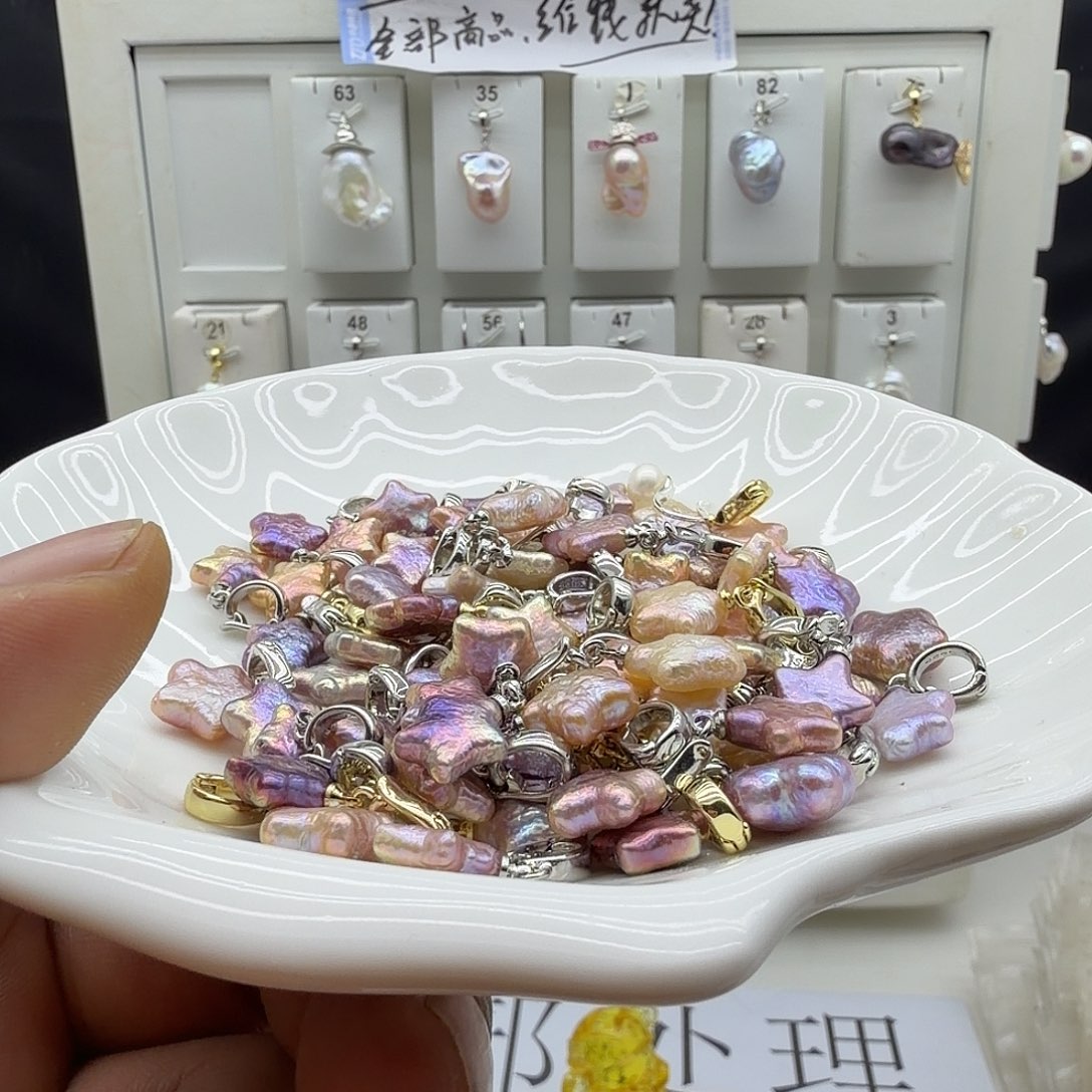 颈饰淡水珍珠合金