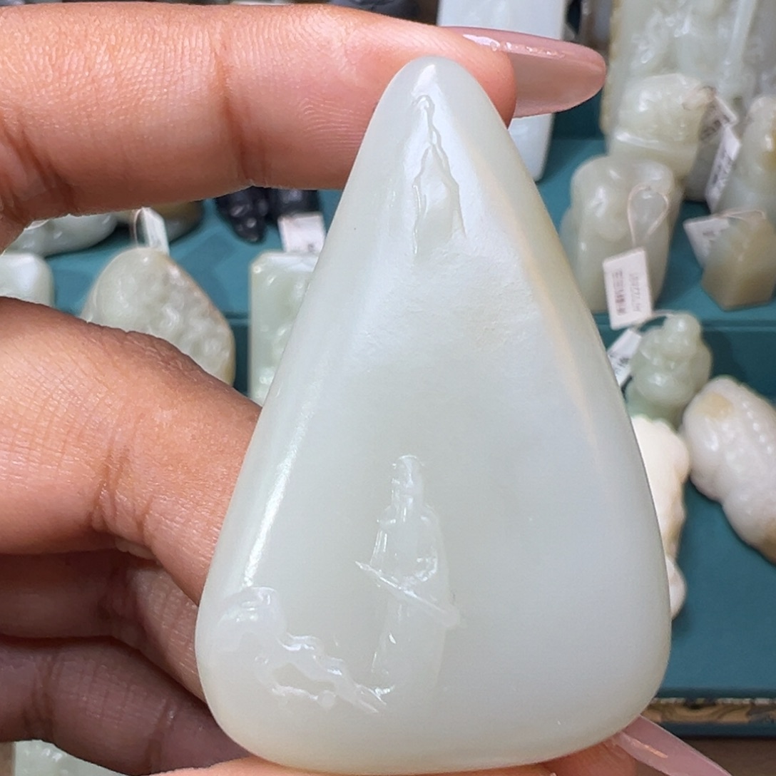 和田玉颈饰未镶嵌