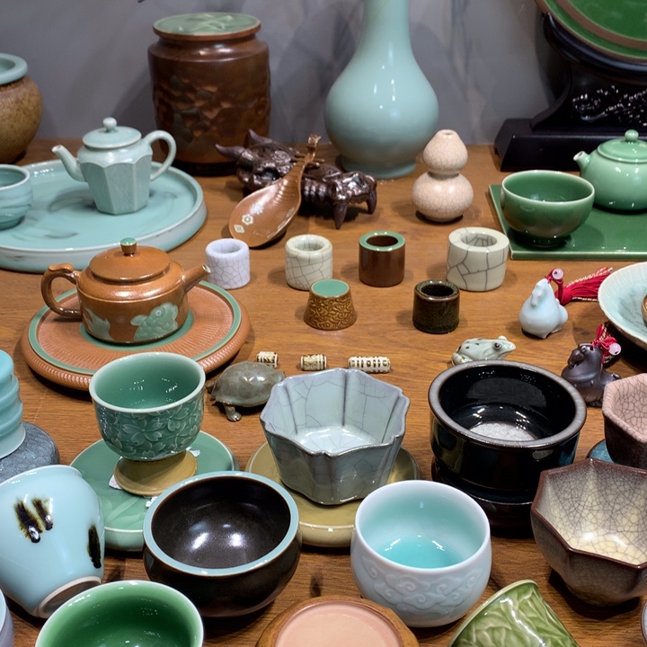 随***欲龙泉青瓷缸杯缸杯