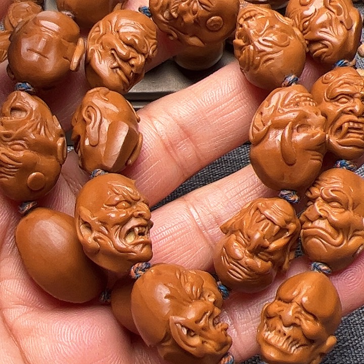 橄榄核手串/手链自****然百鬼串