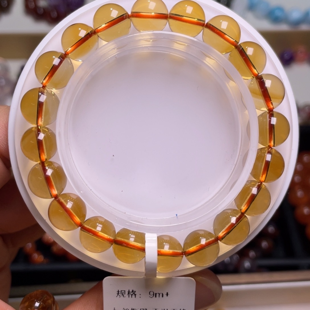 水晶手链未镶嵌巴西暴力黄
