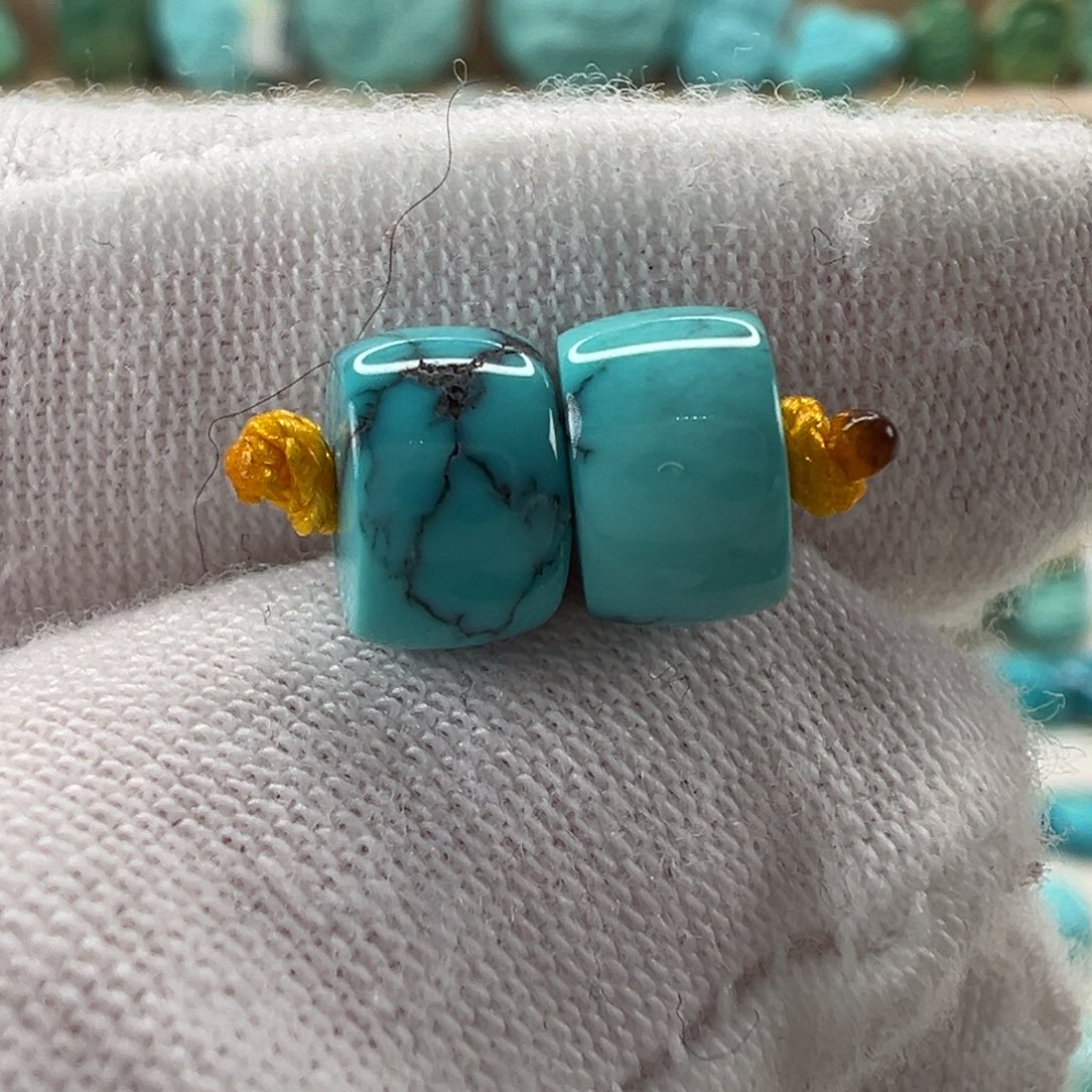 未镶嵌绿松石配饰7.5mm