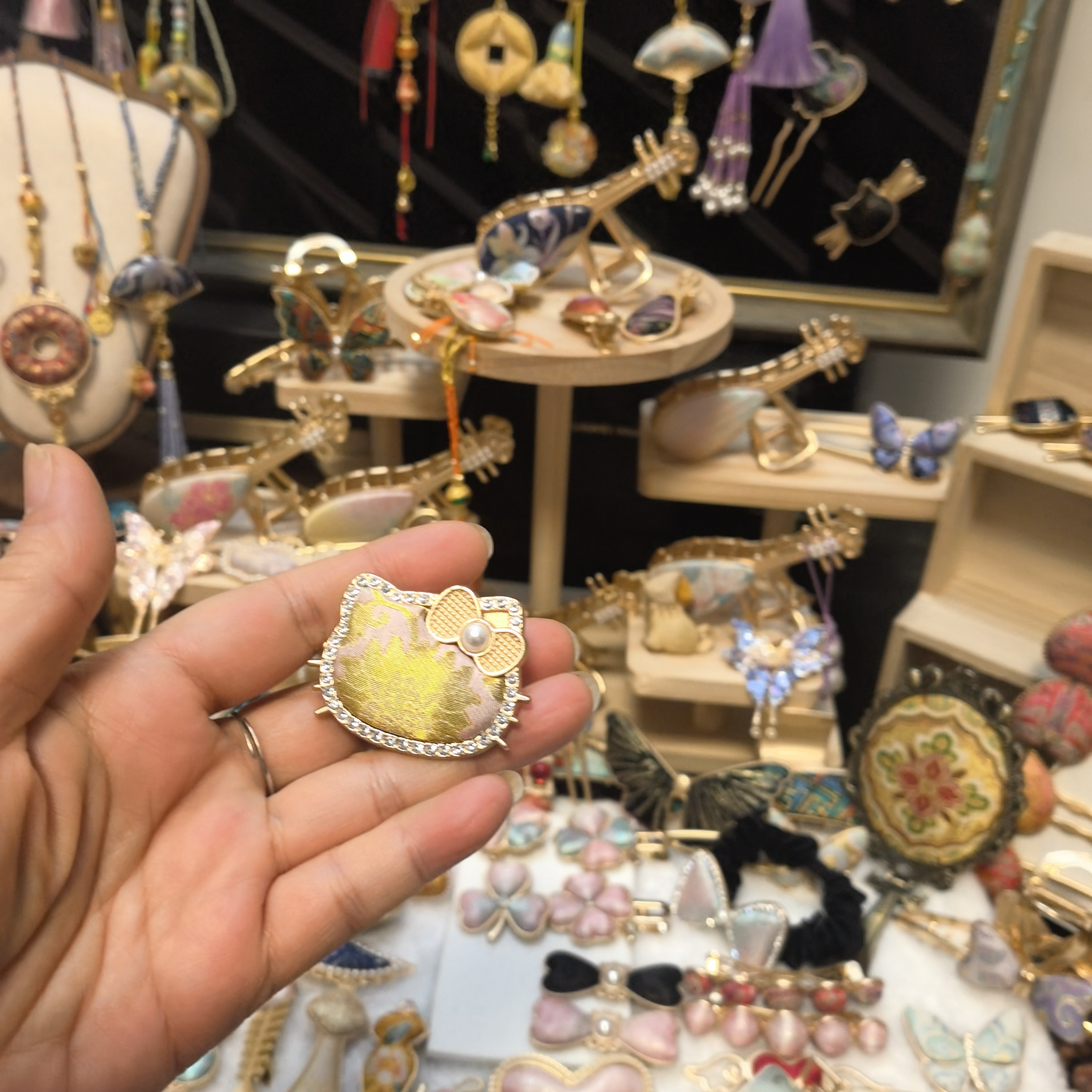 名家宋锦手工制作布艺边夹