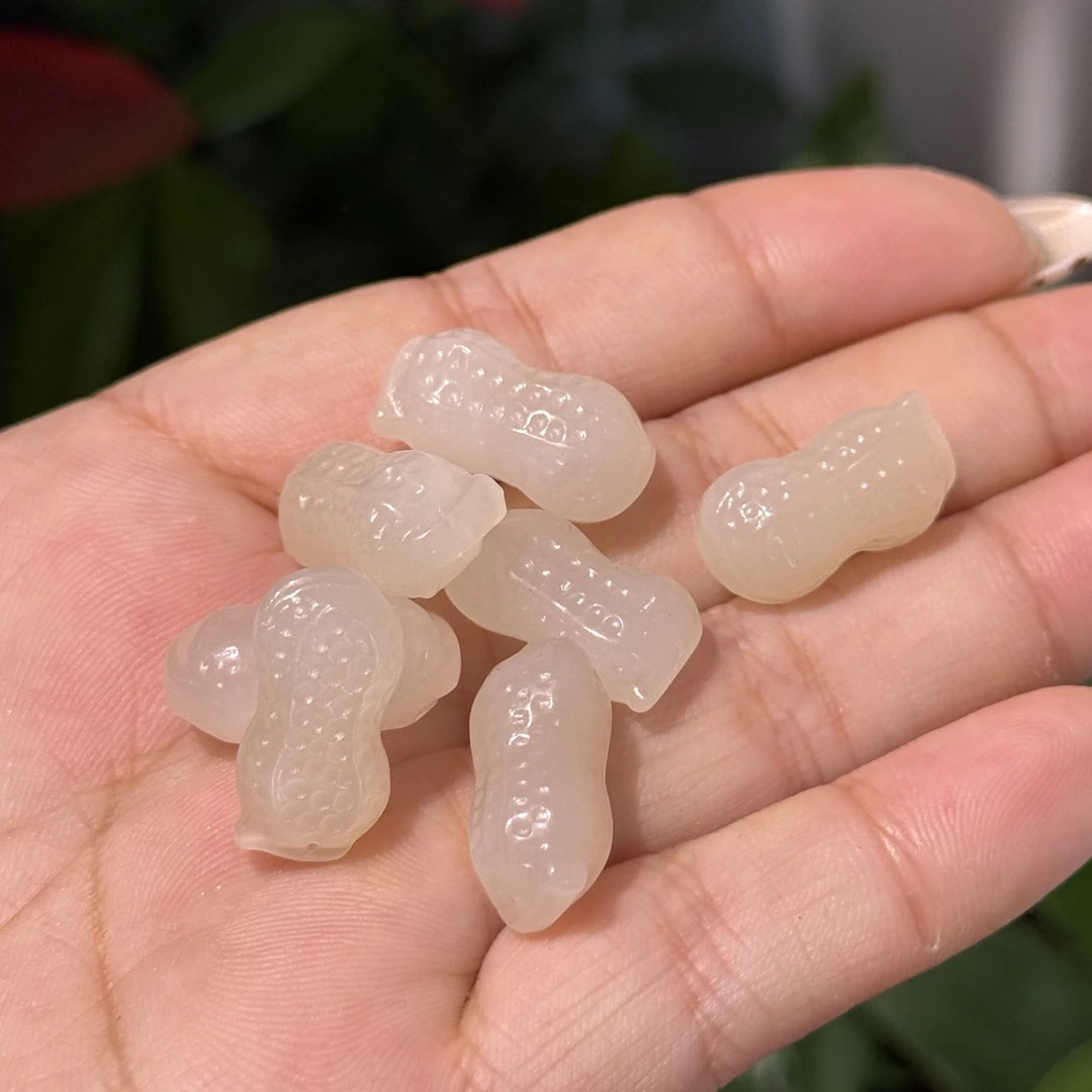 和田玉颈饰未镶嵌藕粉好事发生TZ多样性拍一发一