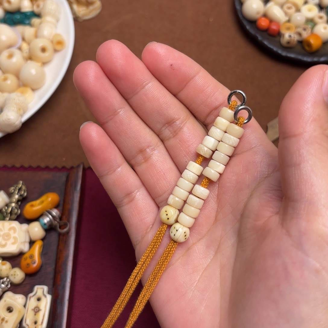 玻璃颈饰藏传小配饰