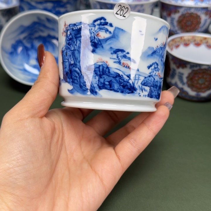 沙沙手工手绘茶具262