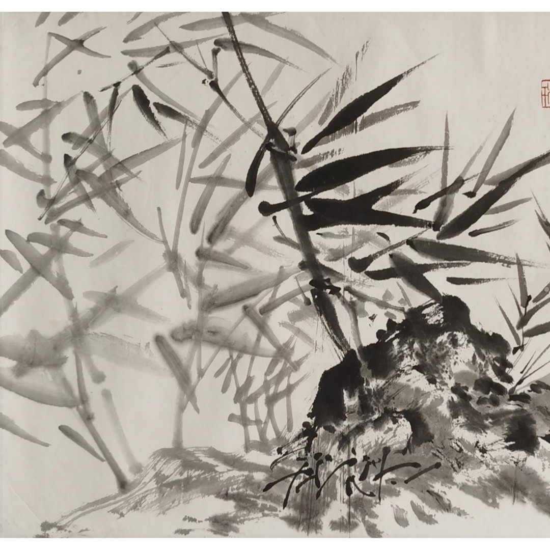 【辽拍】V240617-1-49《花卉》（1.4平尺)  纸本镜片 DD9