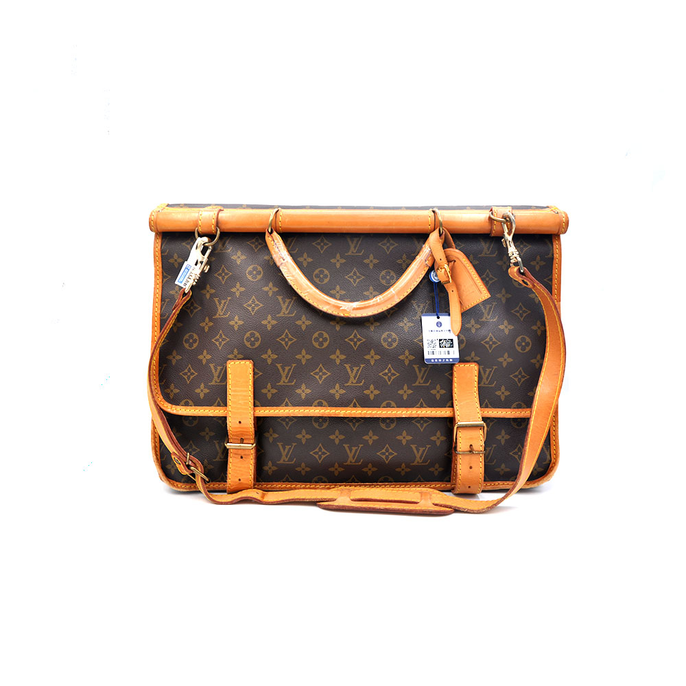 95新 LouisVuitton/路易威登 97新经典老花限量单肩包48＊37/31406