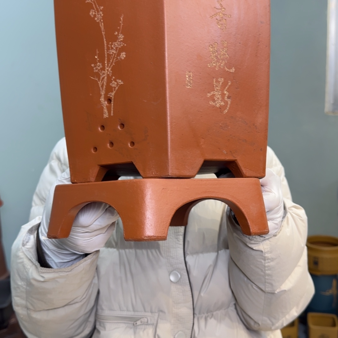 紫砂花盆紫砂口径20