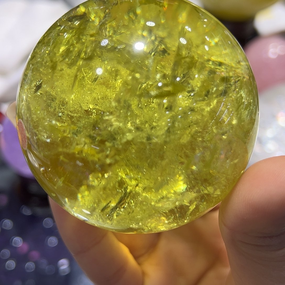 水晶水晶球摆件未镶嵌