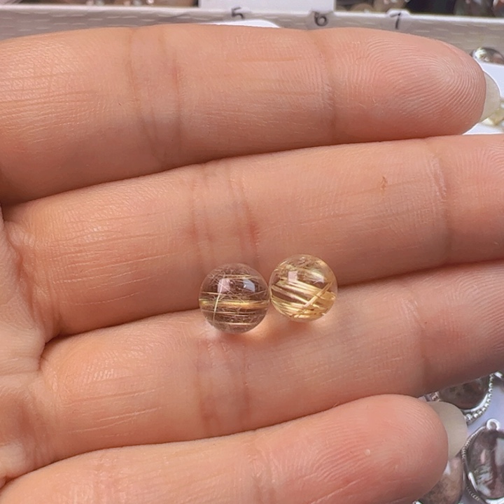 水晶手链银S800镀金镶嵌乐**生