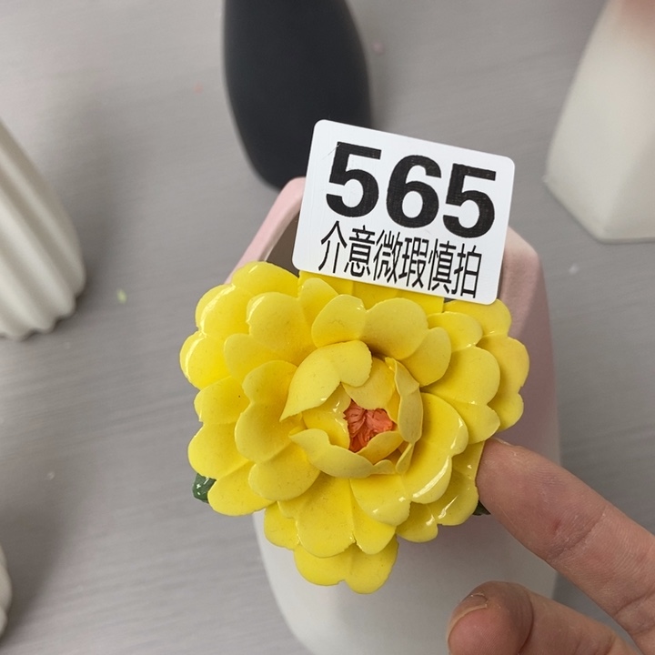 想***雪陶瓷手工制作陶瓷花