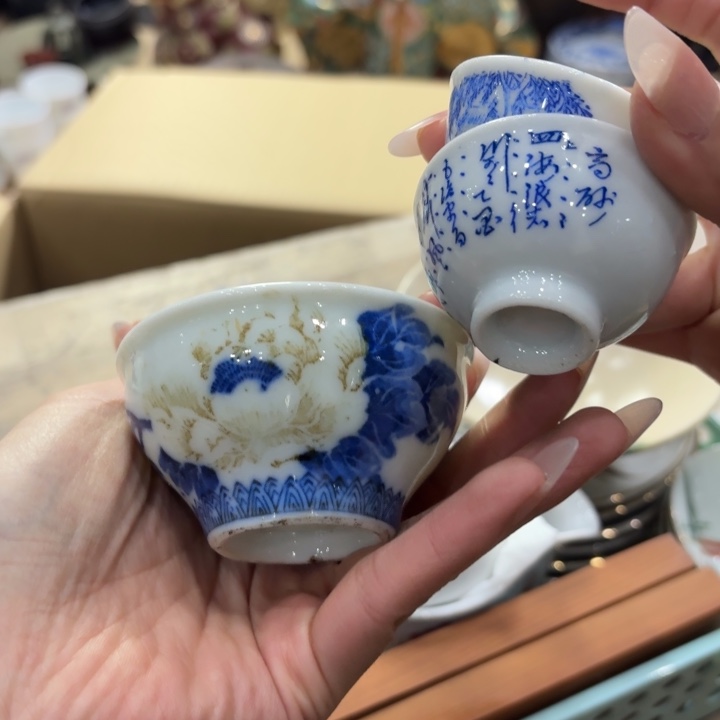 陶瓷古美术置物摆件