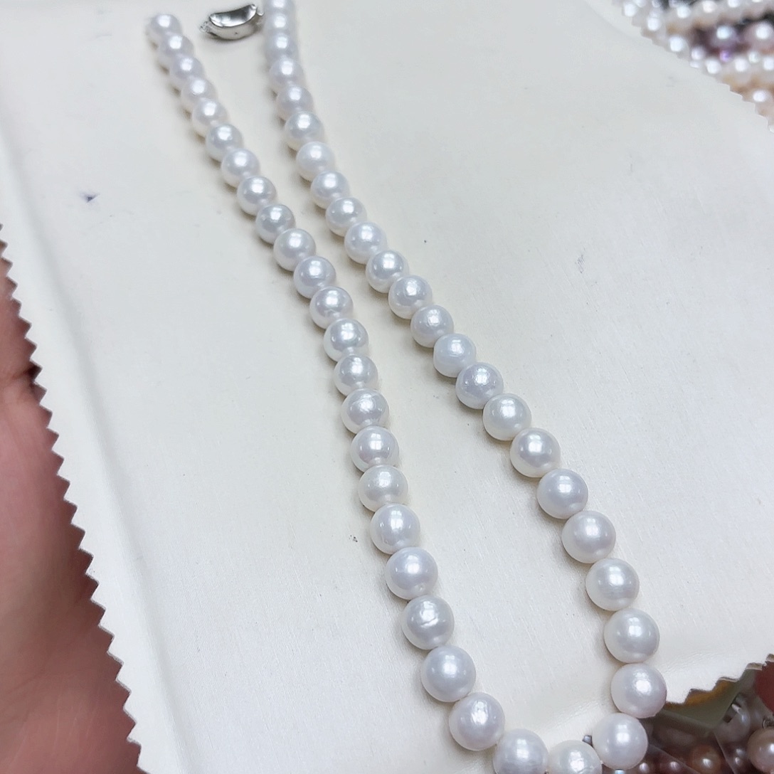 颈饰未镶嵌淡水珍珠7-9淡水ak