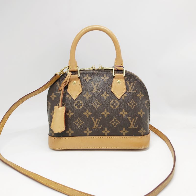 95新 LouisVuitton/路易威登 洋诚二手 LV老花贝壳bb