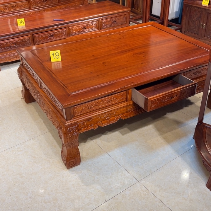 花梨木类柜类家具@**L18号安哥拉紫檀平几