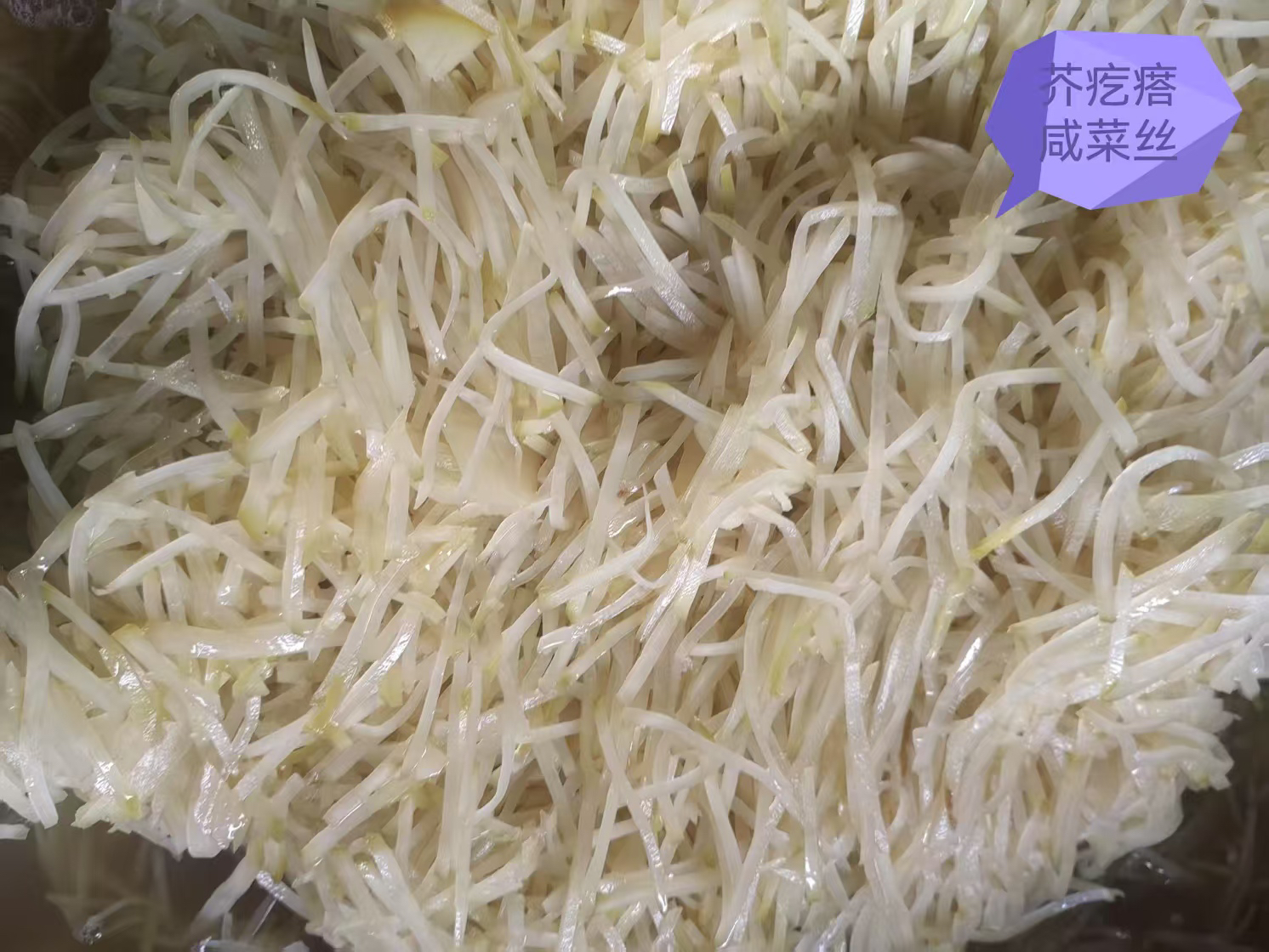 芥菜丝腌咸菜芥菜疙瘩咸菜新鲜酱菜下饭菜咸菜疙瘩咸菜丝