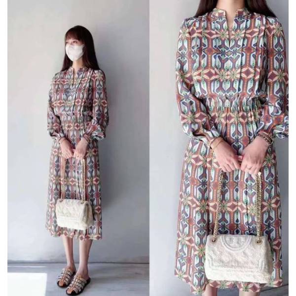 妃鱼/汤里柏琦/聚酯纤维/连衣裙/95新/凡2/4