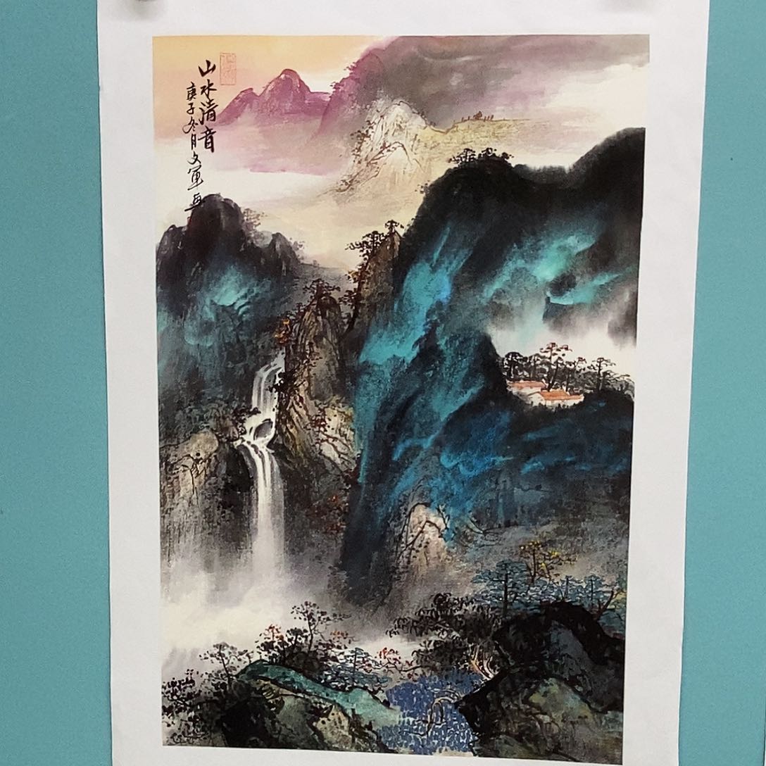 国画李文军教授作品