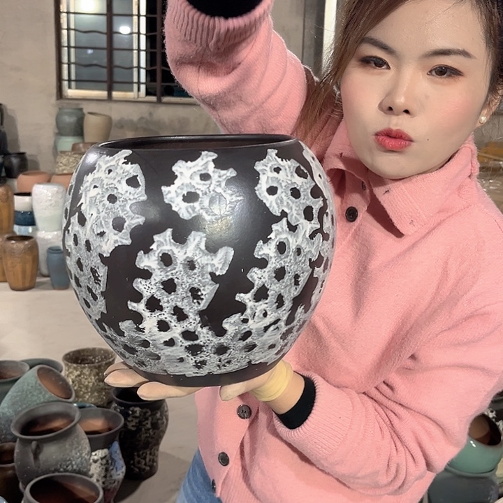 正品口19高23花盆