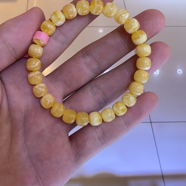 手链琥珀未镶嵌蜜蜡
