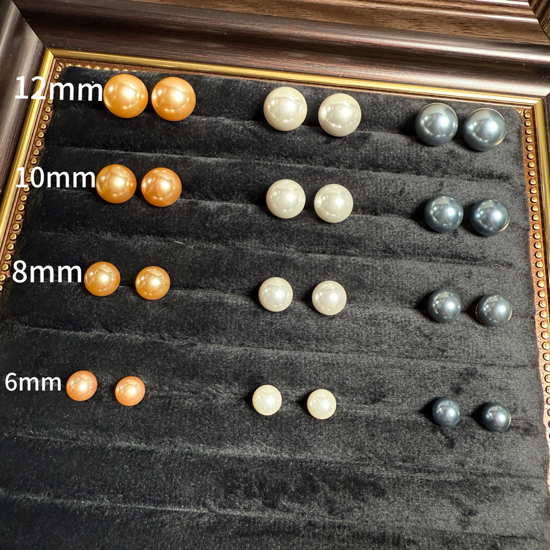 铜合金仿珍珠耳饰 赵露思同款珠珠耳钉