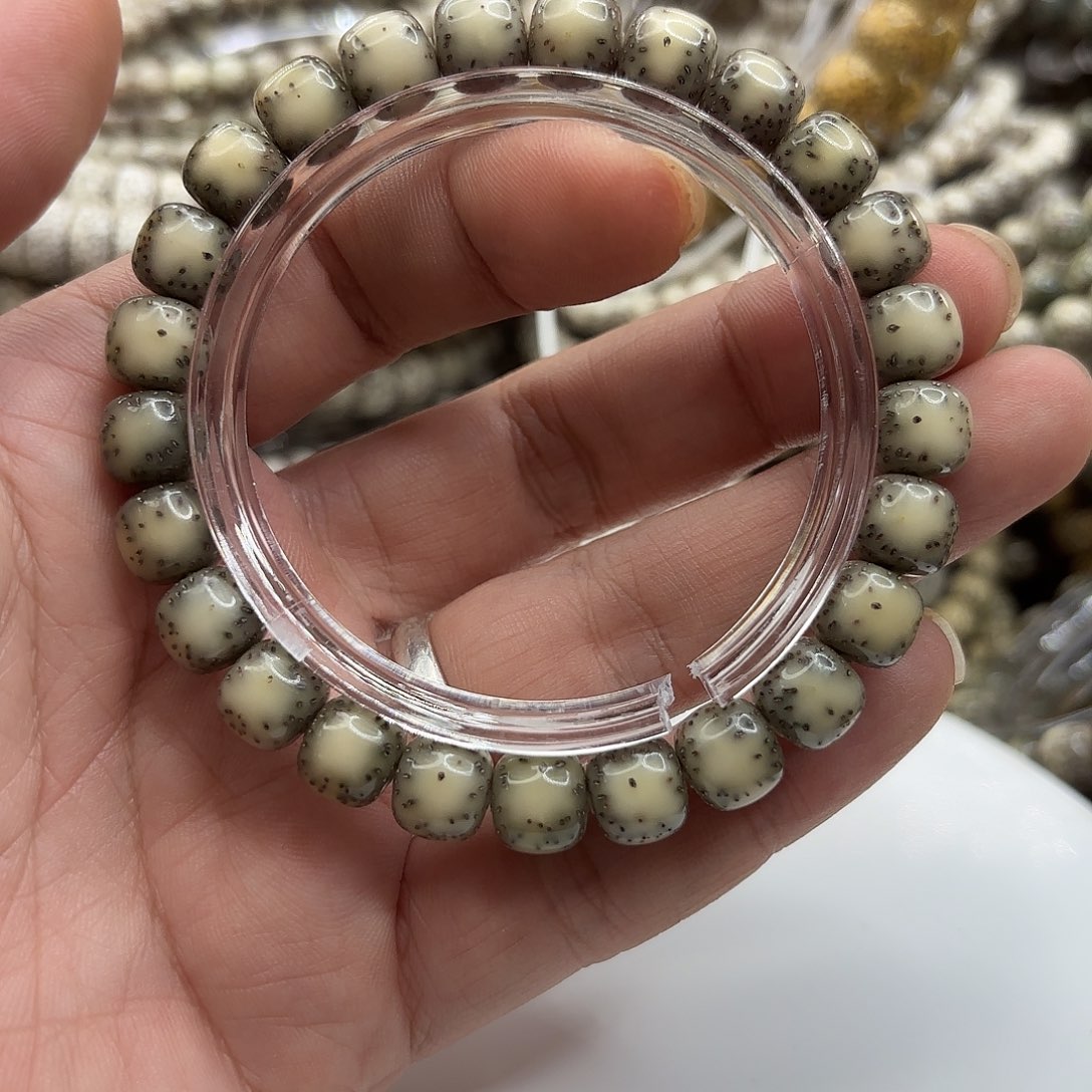 ****F吊坠星月菩提98果冻大留白