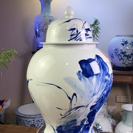 【闪购商品】景德镇陶瓷家用摆件青*鸟