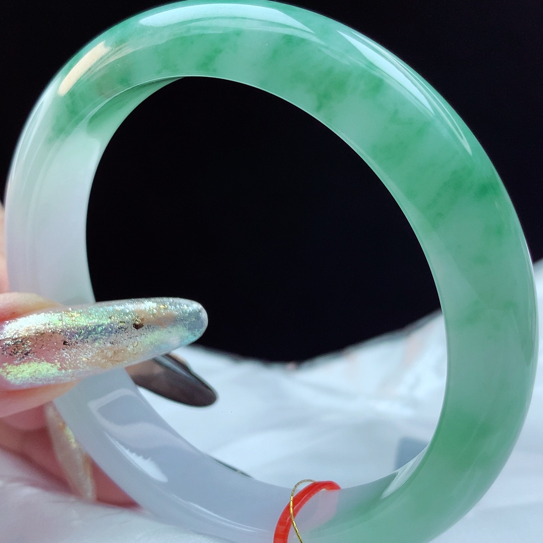 未镶嵌手镯翡翠58圈4389