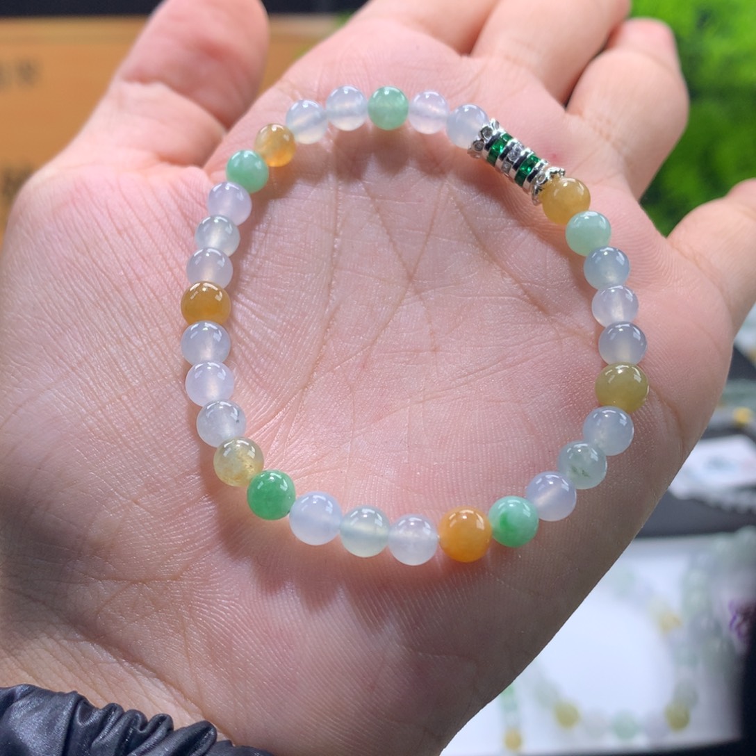 翡翠未镶嵌手链卡5