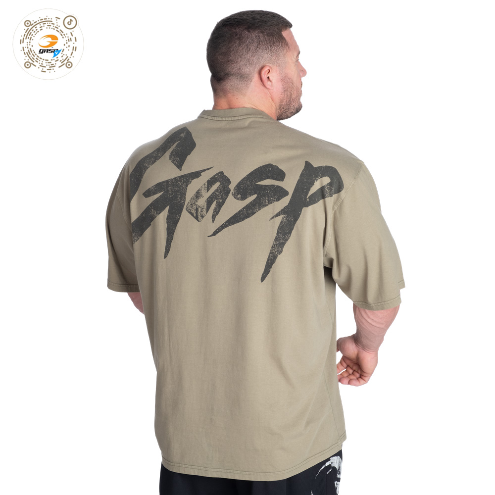GASP Washed Iron Tee 复古基础款铁人短袖 健身撸铁运动 221100