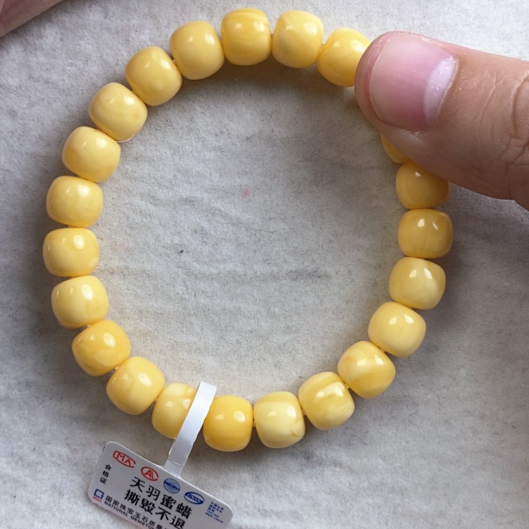 琥珀手链未镶嵌?****?蜜蜡