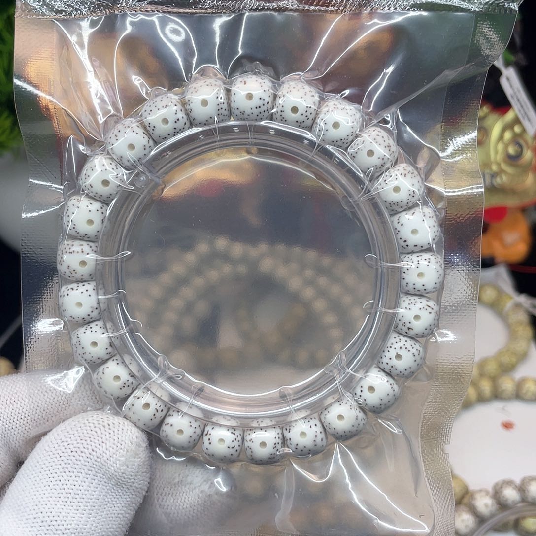 星月菩提手串w*j10/9脱脂顺白月朗星稀单圈