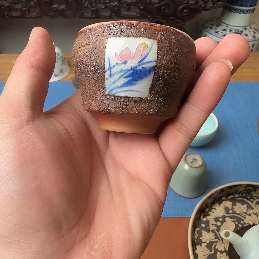 陶台湾许旭伦岩泥杯
