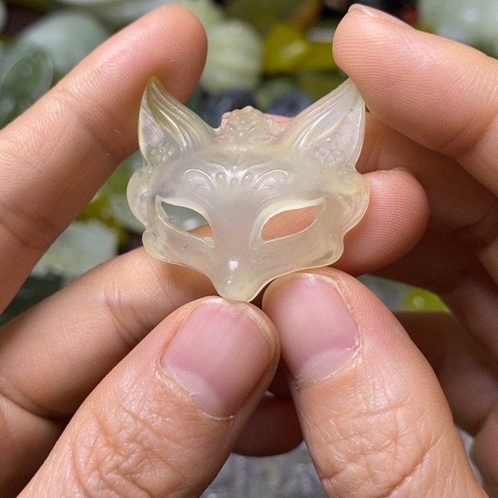 岫玉未镶嵌岫玉挂件 