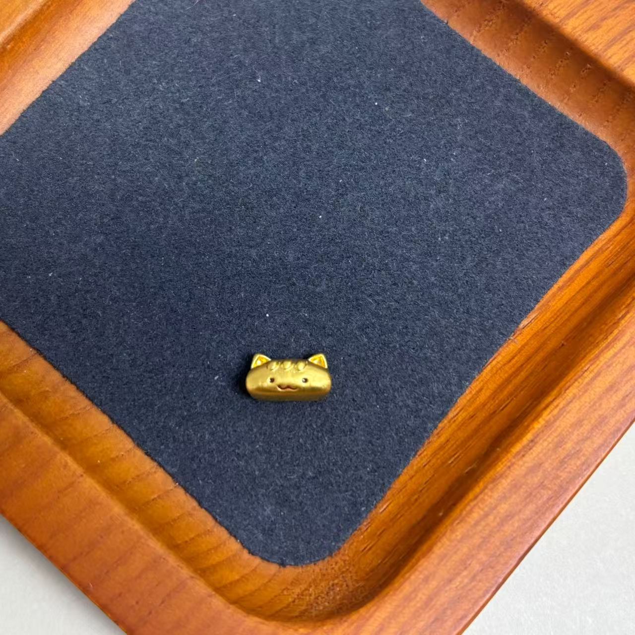 足金999法棍猫（配件）WH1332