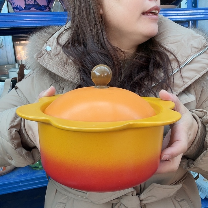 道福1.8升花朵砂锅