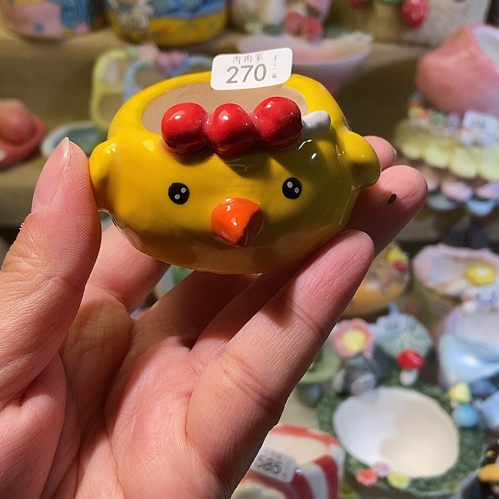 270 手工手绘盆满29包邮