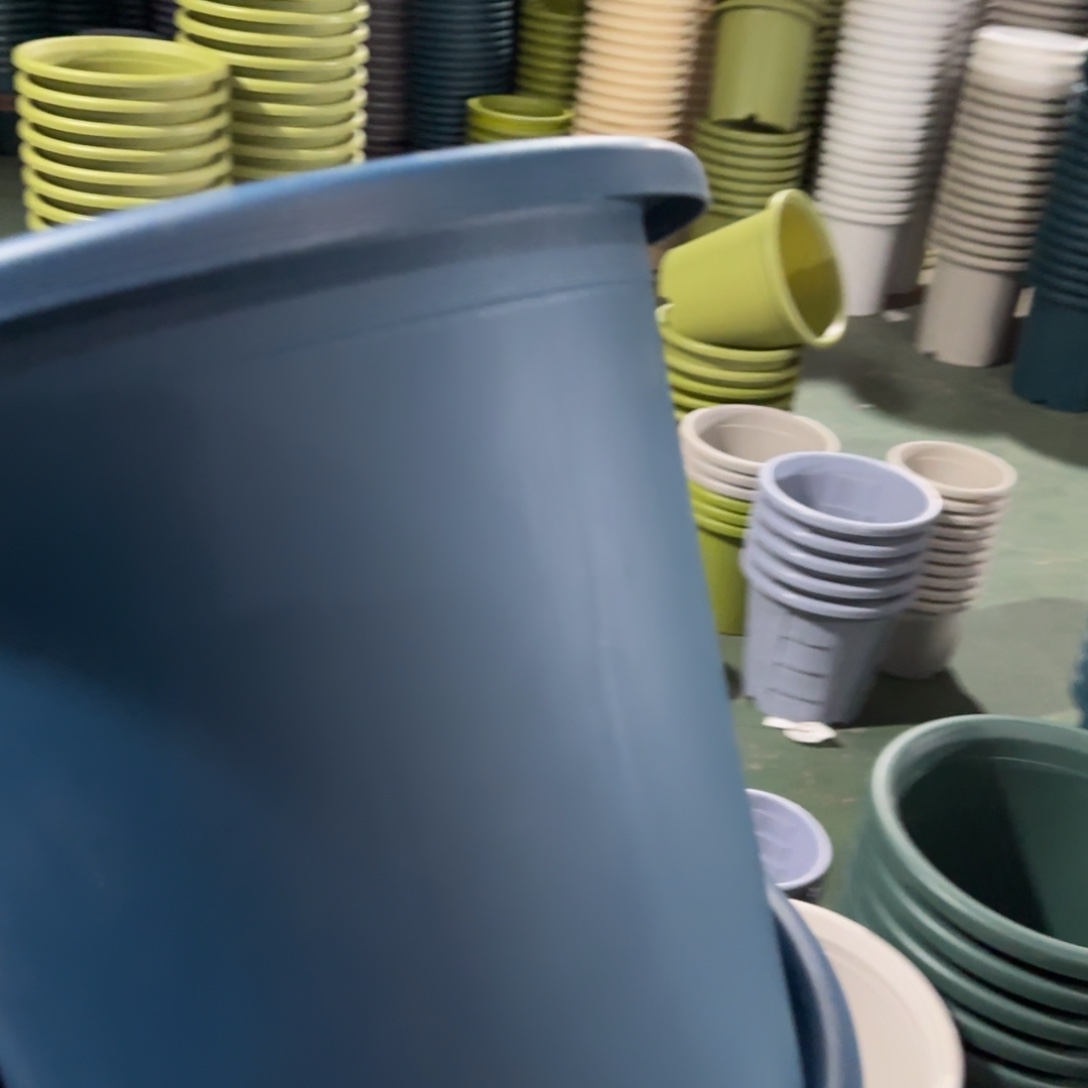 树脂四季盆8#无拖藏青色7