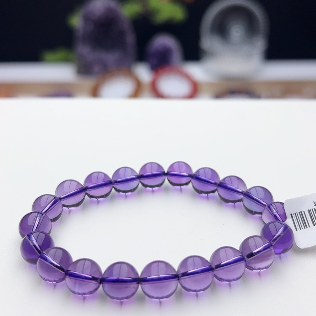 水晶手链未镶嵌紫水晶9.7mm25.03