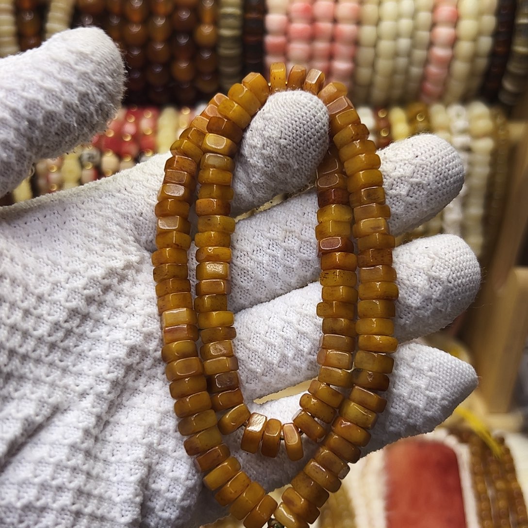 桃核把件0.9牦牛骨药片