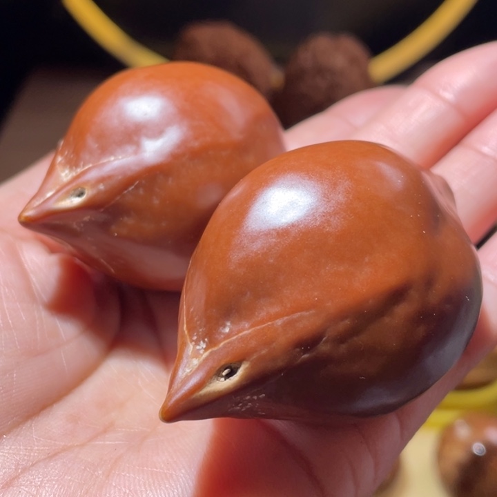 桃核把件大肚橄榄核