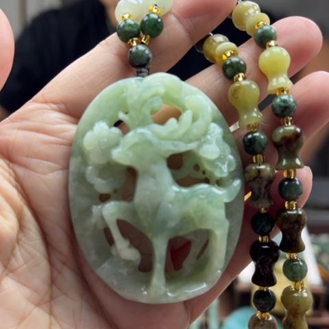 岫玉挂件未镶嵌挂件